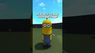 Pro builder transforms bloxburg players into life size MINIONS 🍌