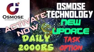How To use Task Option in Osmone Technology | New Updates in Osmose Technology | by Thunder beast
