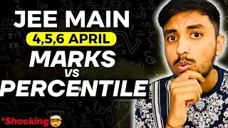 🔥JEE Mains April 2024 Marks vs Percentile | Shocking High Cutoff's ? #iit #jee #iitjee