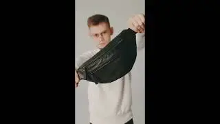 Фирменная мужская сумка бананка из натуральной кожи, Мужская кожаная маленькая сумка SL001