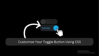 Can I Make A CSS Toggle Button? @iqraCS