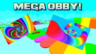 completing all 700 stages of Mega Obby!! (speedrun) (satisfying)
