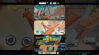 Hammer 🔨 vs 🚗 Car challenge #shorts #ytshort #youtubeshorts #games