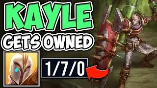 #1 SINGED WORLD EMBARRASSES ENEMY KAYLE! SHE GETS PUT IN A DUMPSTER - League of Legends