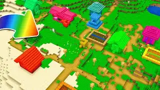 RENKLİ KÖYDEN KAÇIŞ - Minecraft
