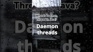 Java Interview Question: Daemon Thread in Java 💥 