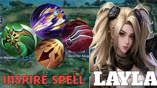 LAYLA INSPIRE SPELL IS CRAZY | SUPER FAST MANIAC | BEST BUILD 2024 |