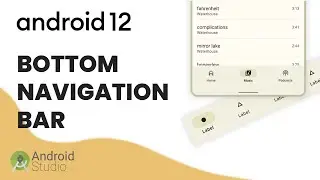 How to use BOTTOM NAVIGATION BAR in your ANDROID STUDIO APP | 