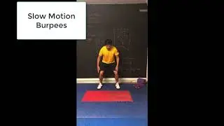 slow motion burpees