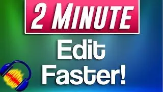How to Edit FASTER in Audacity with Shortcuts