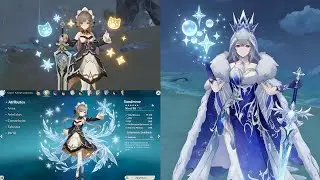 SANDRONE GAMEPLAY NEW SKILLS & CRYO ARCHON TSARITSA UPDATE! | GENSHIN IMPACT