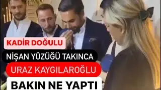 Kadir Doğulu nişan yüzüğü takınca uraz kaygılaroğlu bakın ne yaptı.Gecenin ucunda 15. bölüm fragmanı