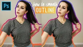 HOW TO CUT OUT AND SMOOTH OUTLINE AN IMAGE IN PHOTOSHOP | BEAUTY EDITING 101