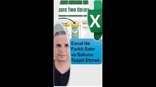 Excel’de Farklı Satır ve Sütunu Tespit Etmek #excel #exceltips #exceleğitimleri #keşfet