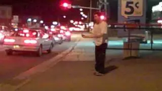 Andrew Kerosky Practicing on the Streetcorner 4