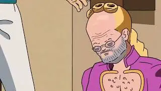 Надпись на курточка-бибок. Это ыбок. Эдит Джорно [JoJo edit] phonk