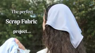 How to Sew a Simple Springtime Bandana (a scrap fabric project!)