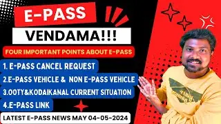 Latest E-Pass News For Ooty & Kodaikanal In Tamil #ooty #kodaikanal #epass #trending