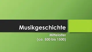 Musik im Mittelalter