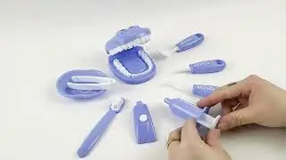 Children Montessori Toys Parent-child Interaction for Girl Boy Dentist Check Teeth Model Doctors