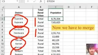 merge multiple cells group wise in excel in seconds