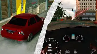 POV Car Driving in Car Parking ВОЖДЕНИЕ от Первого Лица Приоры в Кар Паркинг
