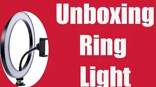 26Cm Ring Light | unboxing | Tripod | Ring Light with Remote |Selfie flash Ring Light | Camera Ring|