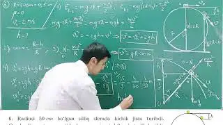 Masalalar yechish. Saqlanish qonunlari. 8-dars.