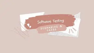 Test Scenarios and Test Cases in Software testing.