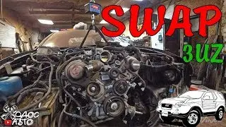 Isuzu VehiCross на V8. Ставим 3UZ