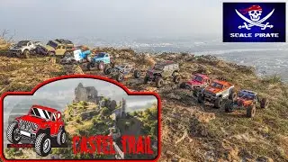 Castel Trail 2024, RC Speedy R2, Rock Pirates Power Wagon, Scx10 2, Red Cat, TRX4 crawling