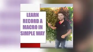 How to record a macro in excel | MACRO | HOW TO START MACRO RECORDING|