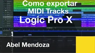 Como Exportar MIDI Tracks - Logic Pro X