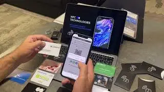 Передавай контакты в одно касание. NFC визитка для вашего бизнеса! 🔥