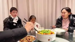 Please invite my father-in-law and nephew to have dinner together and taste the taste of my wife wh