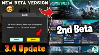Finally!😍 3.4 Update 2nd Beta Test - is Here || Beta Pubg Mobile 3.4.2 Update - All Features 🔥