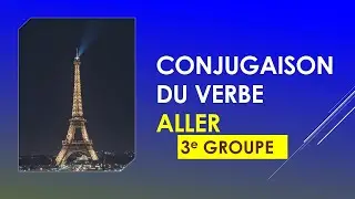 Verb "aller" (to go) conjugated in 8 common tenses