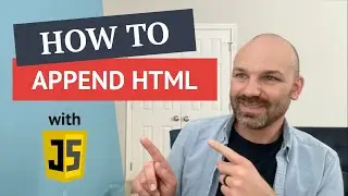 How to append elements with JavaScript