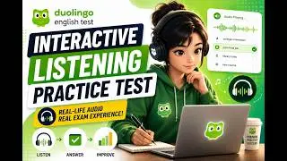 Duolingo English Test INTERACTIVE LISTENING! Practice Questions