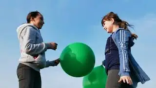Поле. Дети. Шарики 🎈
