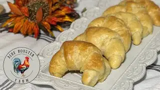 Easy Butter Croissants\Soft, Flaky and Delicious\No-Knead\Make-Ahead\Thanksgiving & Christmas Baking