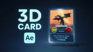 3D Card - After Effects Tutorial (Template)