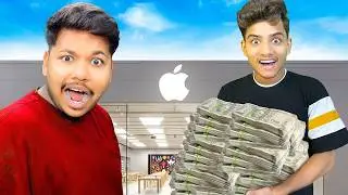 Giving My Friend ₹1,00,000 To Spend In 1 Hour Challenge !