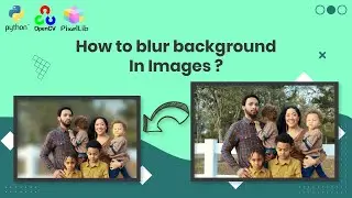 How to blur background in image | using Pixellib , Python and OpenCV