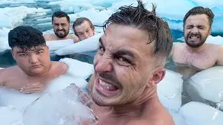 BUZ DOLU HAVUZDA KALMA YARIŞI!!