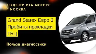 Пробиты прокладки ГБЦ. Польза диагностики. Grand Starex Евро 6 #shorts