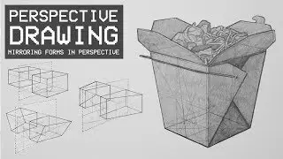 Perspective Drawing 10 - How to Mirror Objects in Perspective