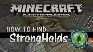 Minecraft PS4: How to find the STRONGHOLD, END PORTAL (MInecraft PS4)