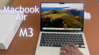 Apple Macbook Air M3 Starlight.  #apple #macbook #macbookair #india #technology