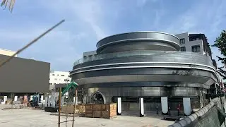 The Tesla Diner' Getting Built in Los Angeles, California | Futuristic